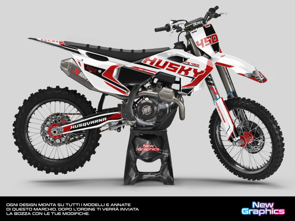 HUSQVARNA – Minimal (rosso)