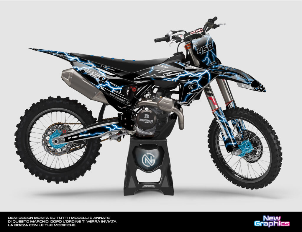 Grafica moto 100% personalizzata